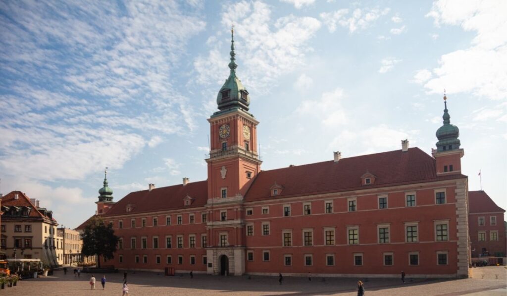 Varssavi vaatamisvaarsused kuninglik loss