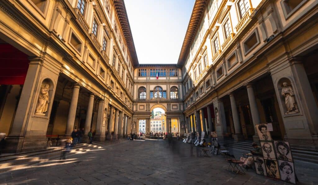 Firenze uffizi galerii
